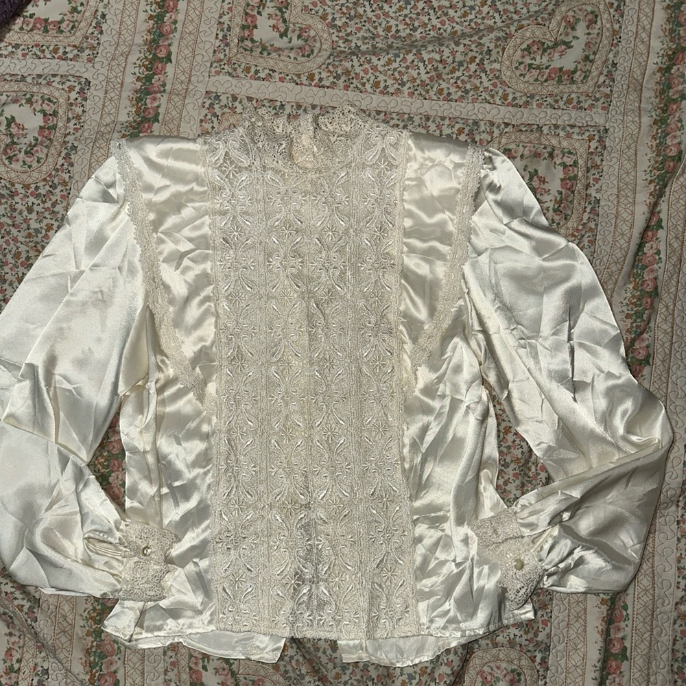 Elegant Cream Blouse
